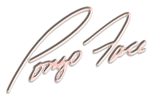 Pongo Face Neon Logo